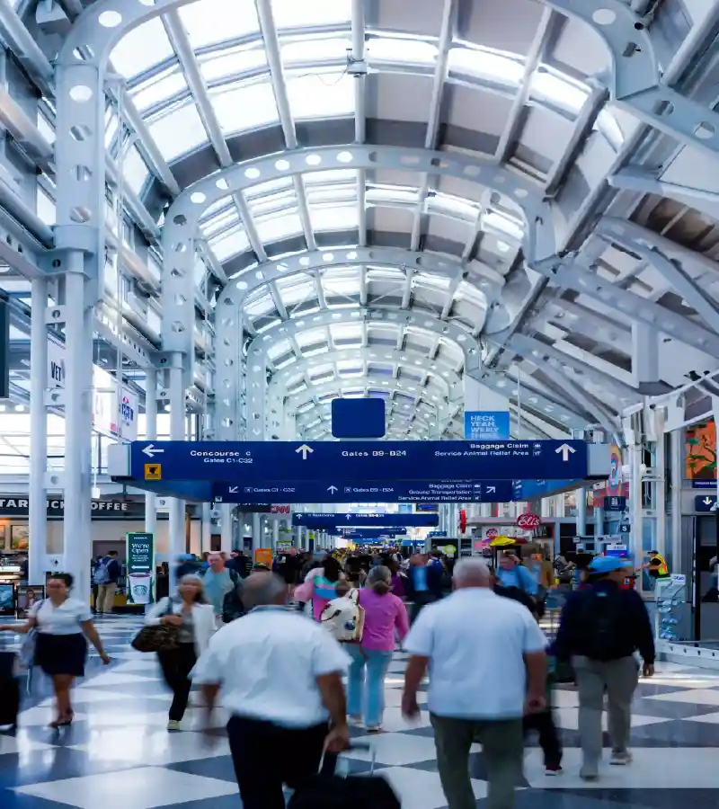 Terminal aeroportuaria con sistema logístico inteligente